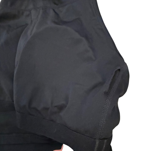 NWOT Athleta Conscious Crop Bikini Top Swimsuit Longline Black Padding - Picture 5 of 7